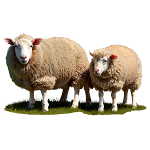 Sheep Flock PNG Shg