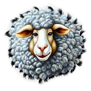 Sheep Illustration PNG Xdi69