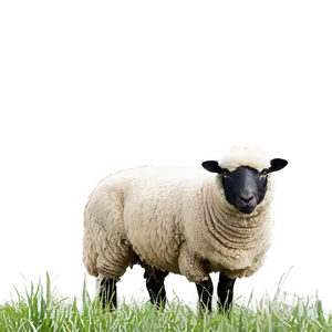 Sheep In Field PNG 5