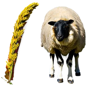 Sheep In Field PNG Fts27 PNG