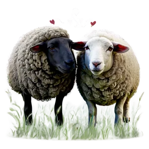 Sheep In Love PNG Nnx60 PNG