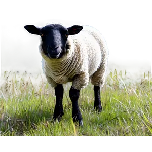 Sheep In Pasture PNG 05232024