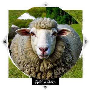 Sheep In Pasture PNG Wnf31
