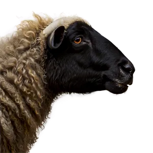 Sheep Profile PNG Vyk62