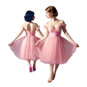 Sheer Pink Dress PNG Fji40 PNG