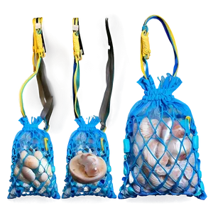 Shells In Net Bag Png Kge PNG image