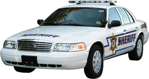 Sheriff Police Car Ford Crown Victoria PNG image