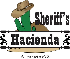 Sheriffs Hacienda Evangelistic V B S Logo PNG image