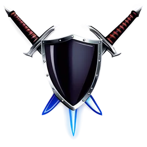 Shield Vector With Swords PNG Njj15 PNG