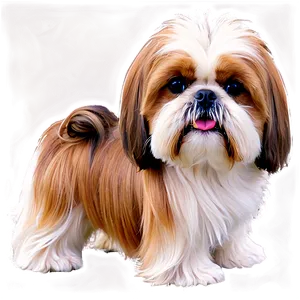Shih Tzu Dog Head PNG Aco PNG