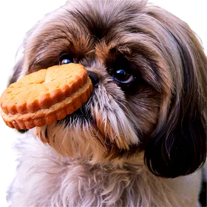 Shih Tzu Eating Treats Png 06242024 PNG image