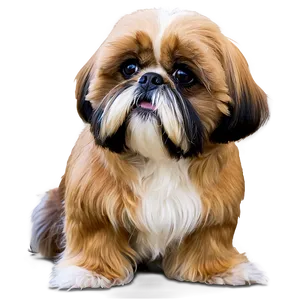 Shih Tzu In Park Png Nqs PNG image