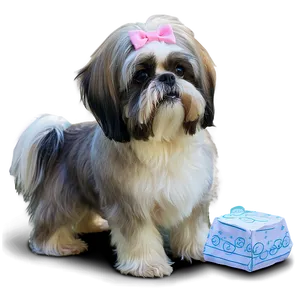 Shih Tzu Making Friends Png Yta PNG image