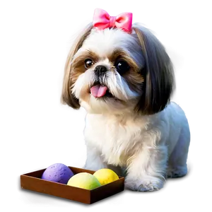 Shih Tzu Picnic Day PNG 16 PNG