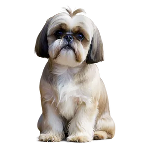 Shih Tzu Sitting Pretty Png Voq58 PNG image