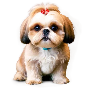 Shih Tzu With Sparkling Eyes PNG 06242024