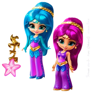 Shimmer And Shine Genie Beach Party PNG 06262024