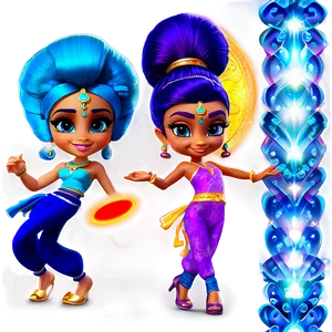 Shimmer And Shine Genie Dance Party PNG 92