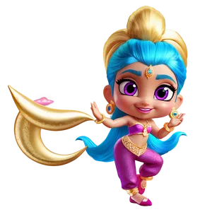 Shimmer And Shine Genie Dance Party PNG Qdg17 PNG