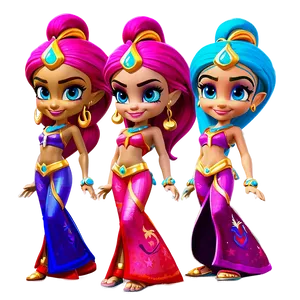 Shimmer And Shine Genie World Adventures PNG Phq