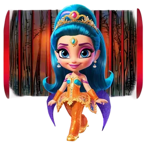 Shimmer And Shine Halloween Special Png Uxv PNG image