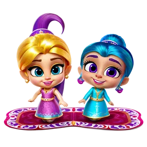 Shimmer And Shine Magic Carpet Race PNG Bny91 PNG