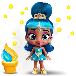 Shimmer And Shine Nickelodeon Series Png Dwg PNG image