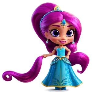 Shimmer And Shine Princess Samira PNG 06262024