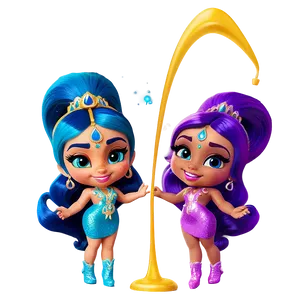 Shimmer And Shine Secret Genies PNG Nyo