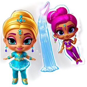 Shimmer And Shine Zahramay Falls Png Con PNG image