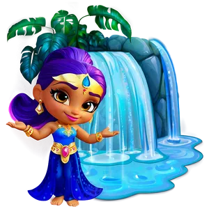 Shimmer And Shine Zahramay Falls Png Umi PNG image