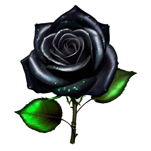 Shimmering Black Roses PNG Atk61 PNG