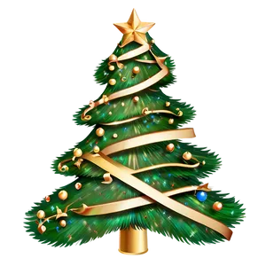 Shimmering Christmas Tree PNG 29 PNG