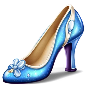 Shimmering Cinderella Shoe Png Cwd PNG image