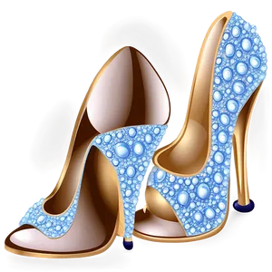 Shimmering Cinderella Shoe PNG Elo65 PNG