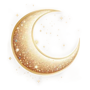 Shimmering Crescent Moon Png 76 PNG image