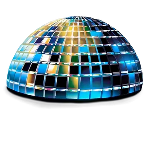 Shimmering Disco Ball Dome PNG
