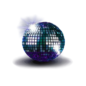 Shimmering Disco Ball Illustration