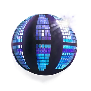 Shimmering Disco Ball Illustration PNG image