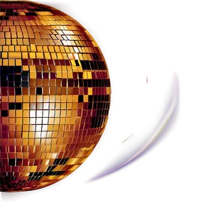 Shimmering Disco Ball Illustration PNG
