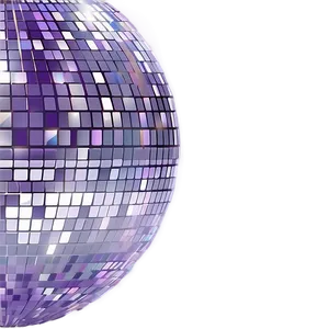 Shimmering Disco Ball Party Decor PNG