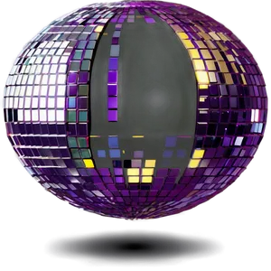 Shimmering Disco Ball Reflection PNG