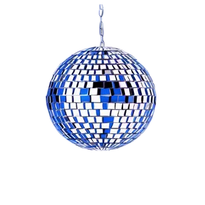 Shimmering Disco Ball Suspended PNG image