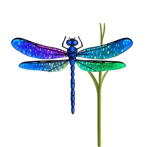 Shimmering Dragonfly PNG Stj55 PNG