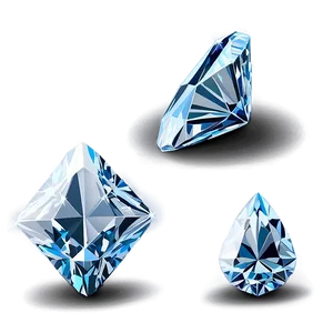 Shimmering Falling Diamonds Png 06132024 PNG image