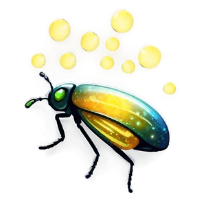 Shimmering Fireflies Png 4 PNG image