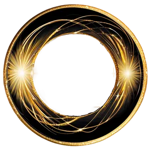 Shimmering Gold Circle PNG 39 PNG