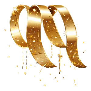Shimmering Gold Confetti Png 05252024 PNG image