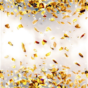 Shimmering Gold Confetti Png Pqv PNG image