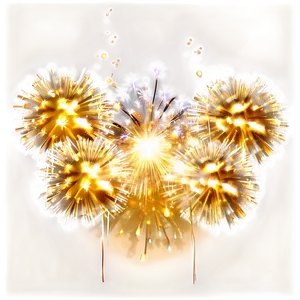 Shimmering Gold Fireworks Png 21 PNG image